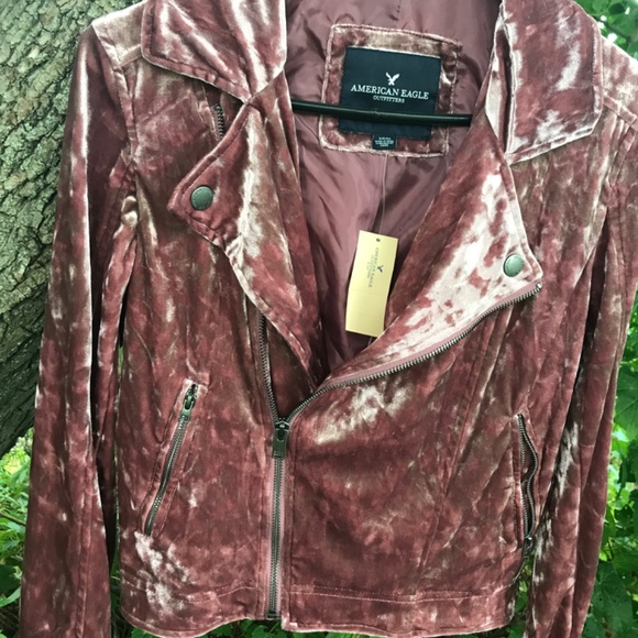 🌻NWT!! Beautiful Crushed Velvet Motorcycle Jacket - Picture 2 of 9